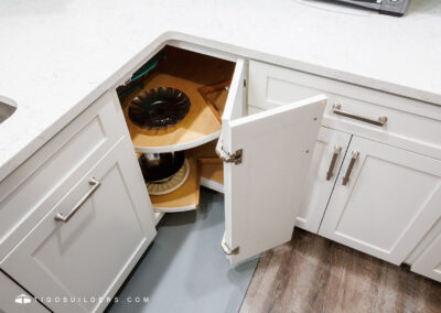 Lazy Susan Rotating Kitchen Cabinet