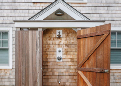 Outdoor Shower Wood Cabinet