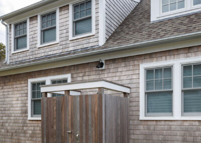 Outdoor Wood Shower