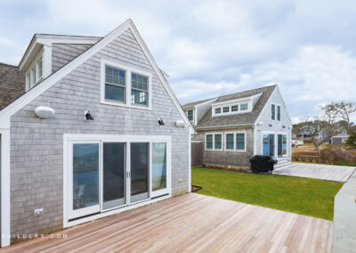 Wood Decking front of the house