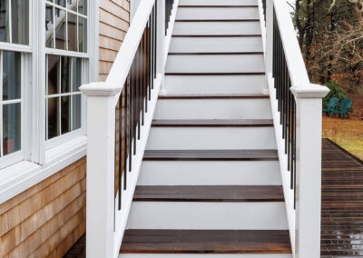 Wood Rooftop Stairs